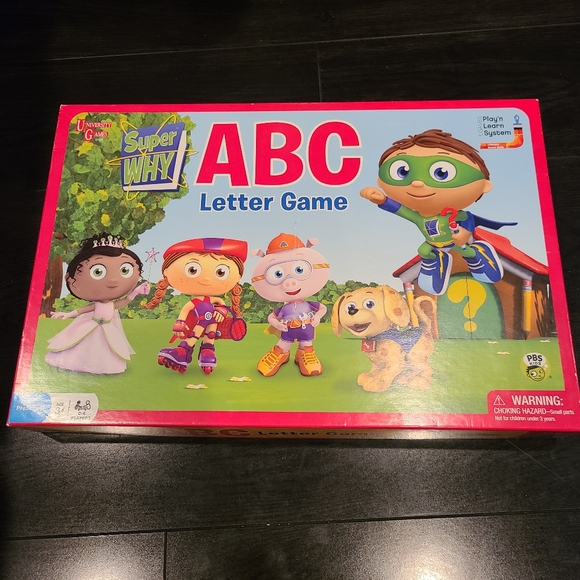 PBS Kids Super WHY ABC Letters Game Preschool - Picture 1 of 3